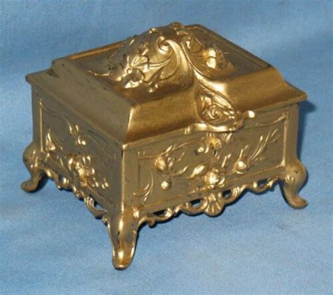 weidlich brothers gilt metal trinket box|Weidlich Brothers .